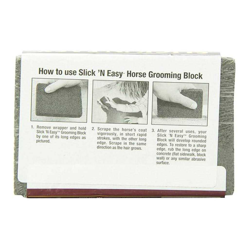 Farnam Slick N Easy Horse Grooming Block - Image 3