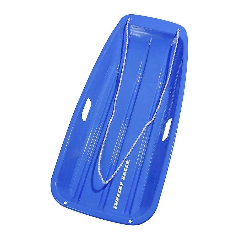 Slippery Racer Downhill Sprinter Plastic Toboggan Snow Sled - Image 5