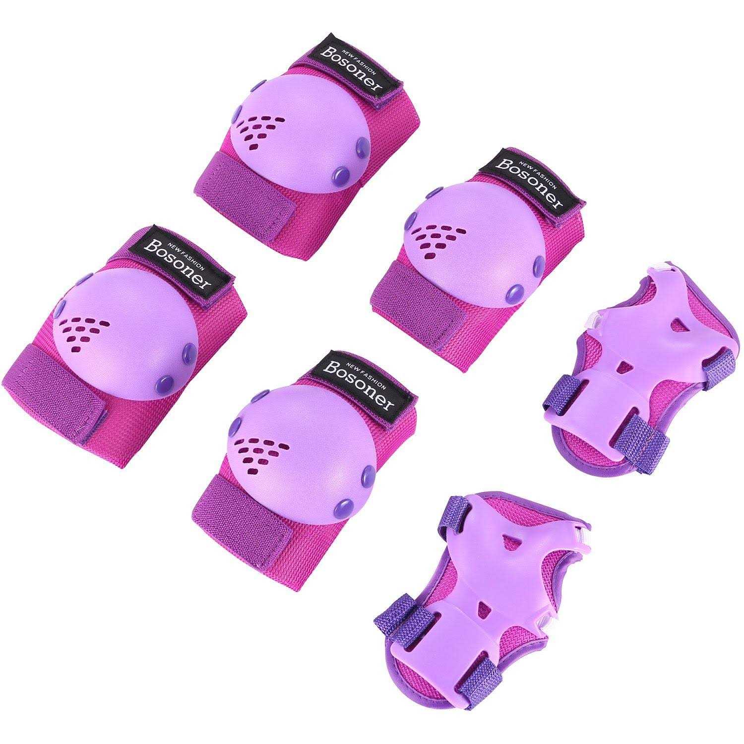 Bosoner Kids/Youth Knee Elbow Pads Guards Set for Roller Cycling Bike Inline