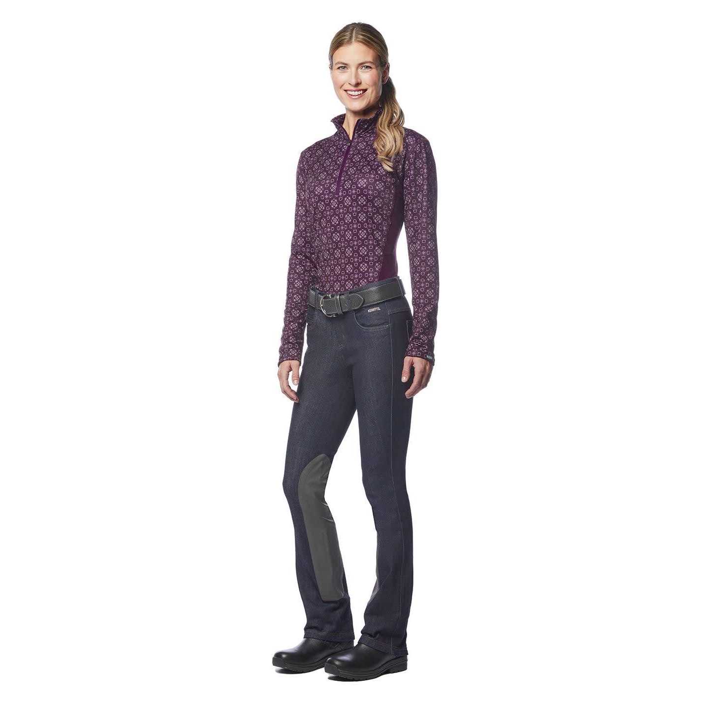 Kerrits Stretch Denim Extended Knee Patch Bootcut - Image 4