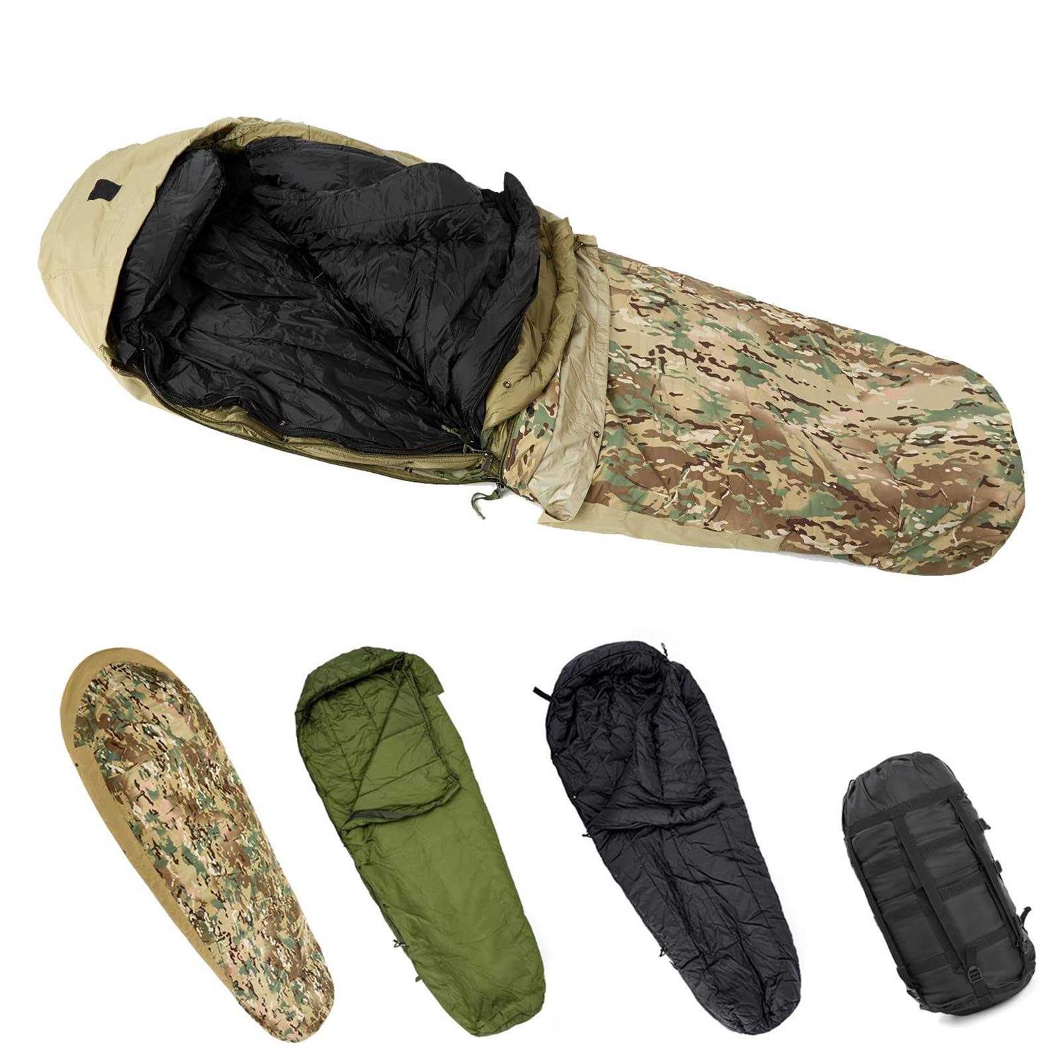 MT Akmax Modular Sleeping Bags System Multi Layered with Bivy Cover for All Season