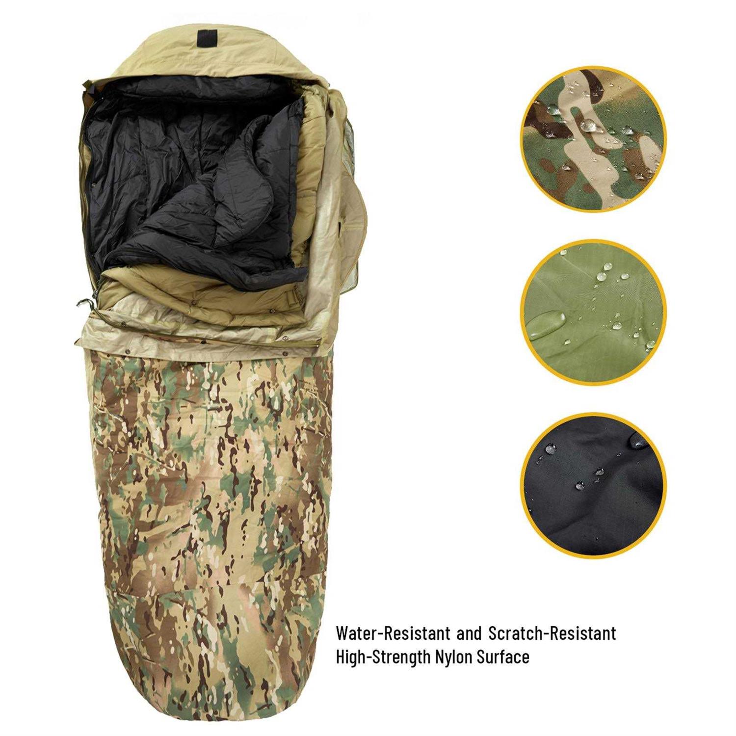 MT Akmax Modular Sleeping Bags System Multi Layered with Bivy Cover for All Season - Image 3