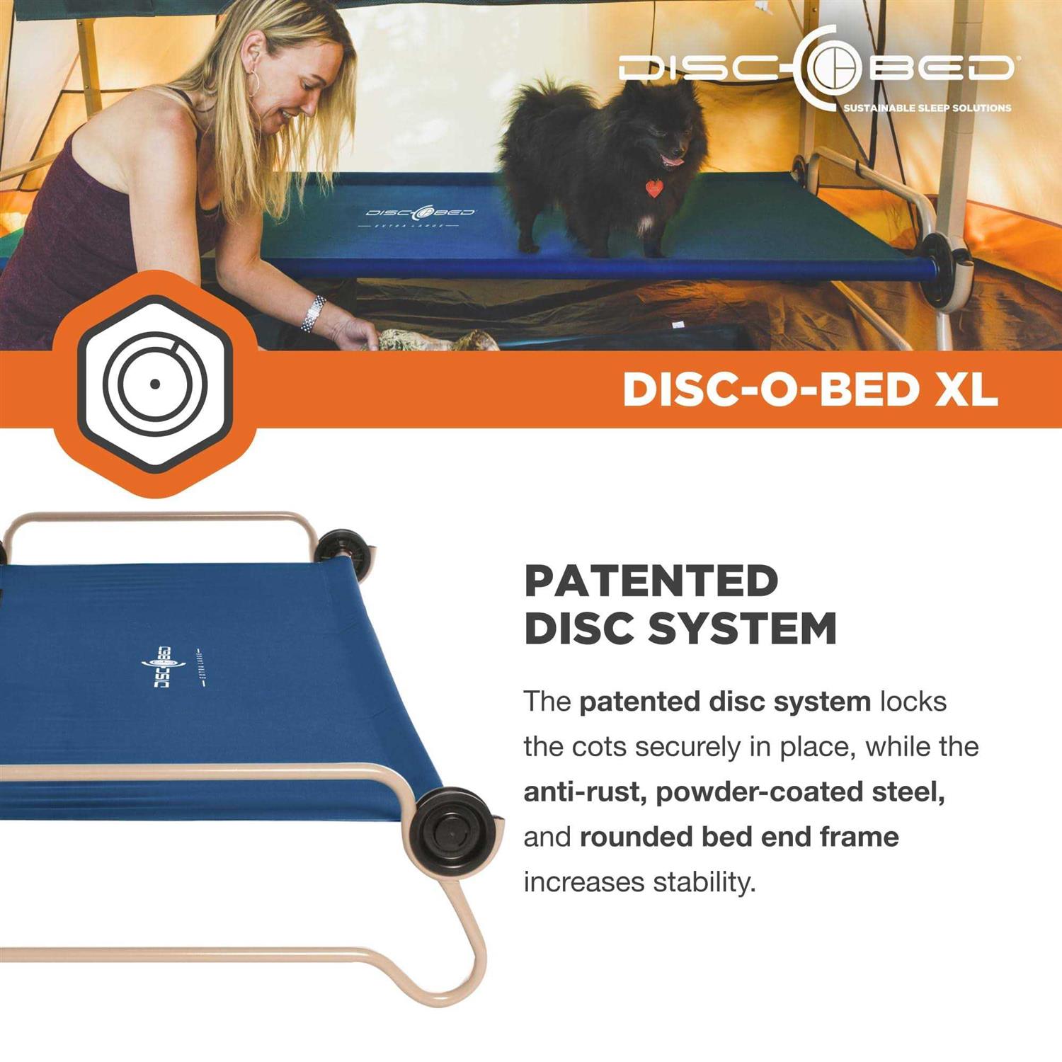 Disc-O-Bed Cam-O-Bunk Double Cot Organizers - Image 2