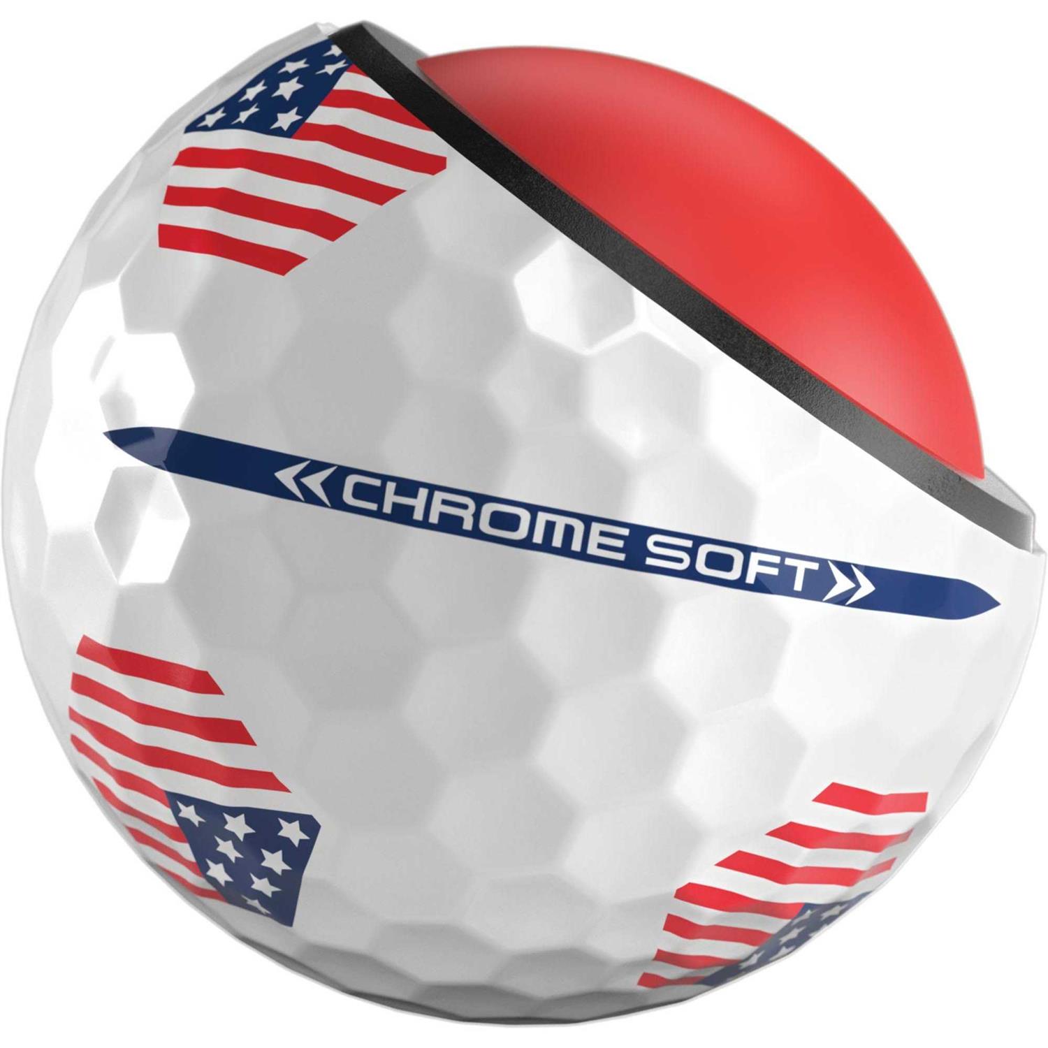 Alternative view of Callaway Chrome Soft TruTrack USA Golf Balls