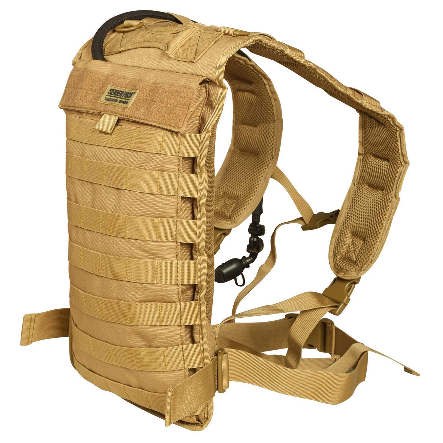 Seibertron Tactical Molle Hydration Carrier Pack Backpack Great for Outdoor Sports of Running Hiking Camping Cycling Motorcycle Fit 2L or 2.5L