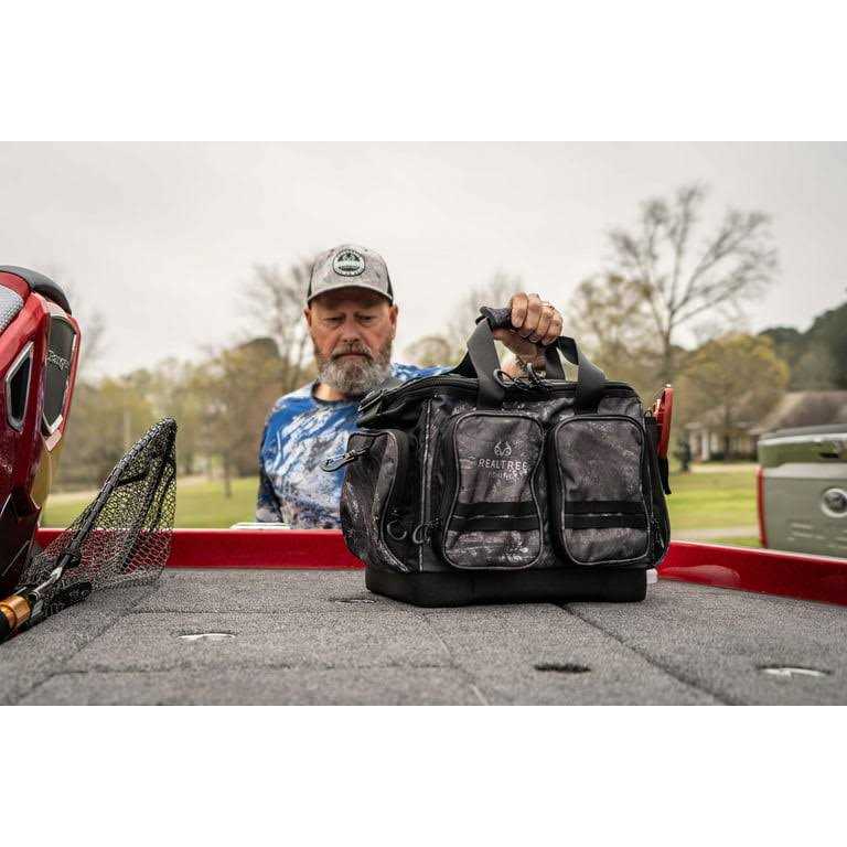 Realtree Aspect Large Tackle Bag 36 L Gray Camo, Unisex, Fishing Tackle Bag and Boxes - Image 2