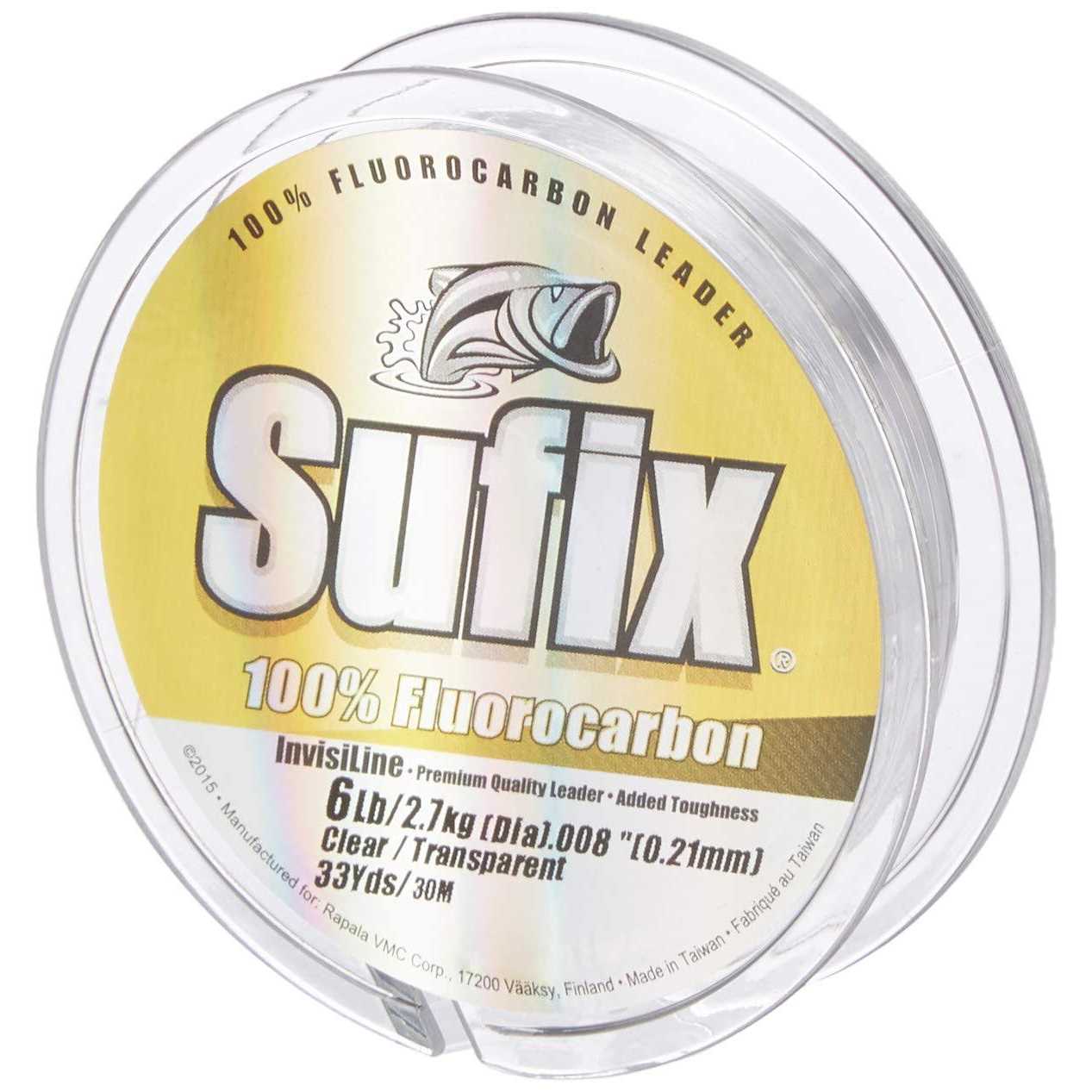 Alternative view of Sufix 100% Fluorocarbon Invisiline Leader