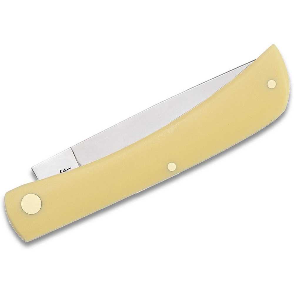 Case Cutlery Sodbuster Yellow Delrin Handle CV Steel Pocket Knife - Image 2