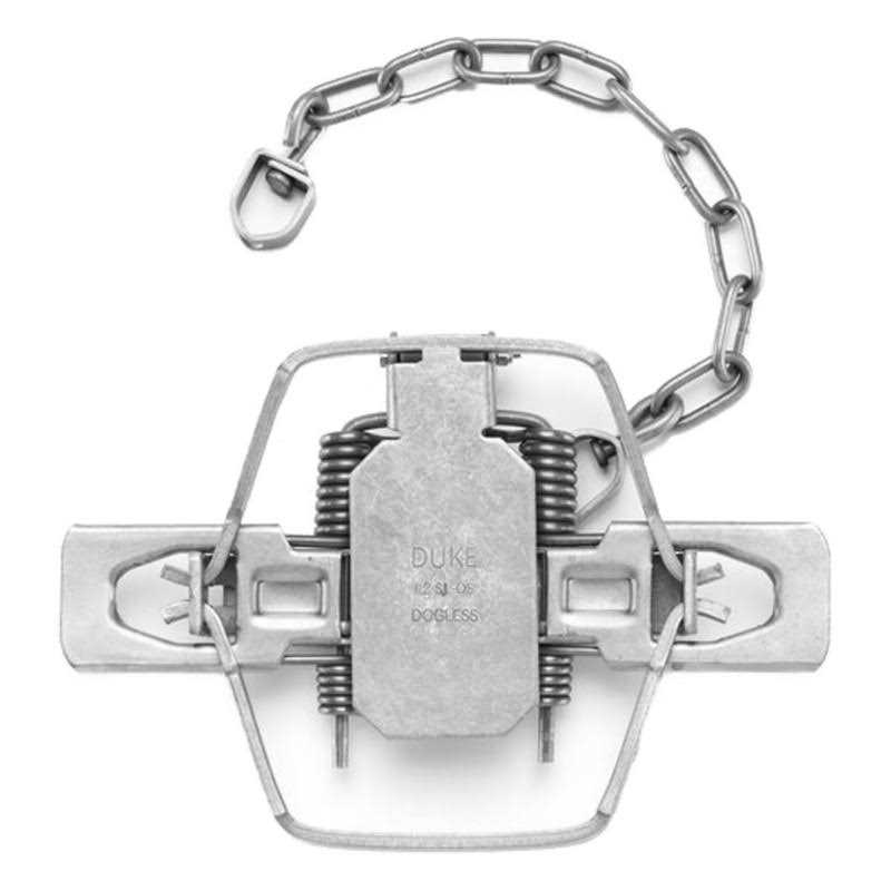 Duke No.2 Four Coil Trap with Offset Jaws 0495