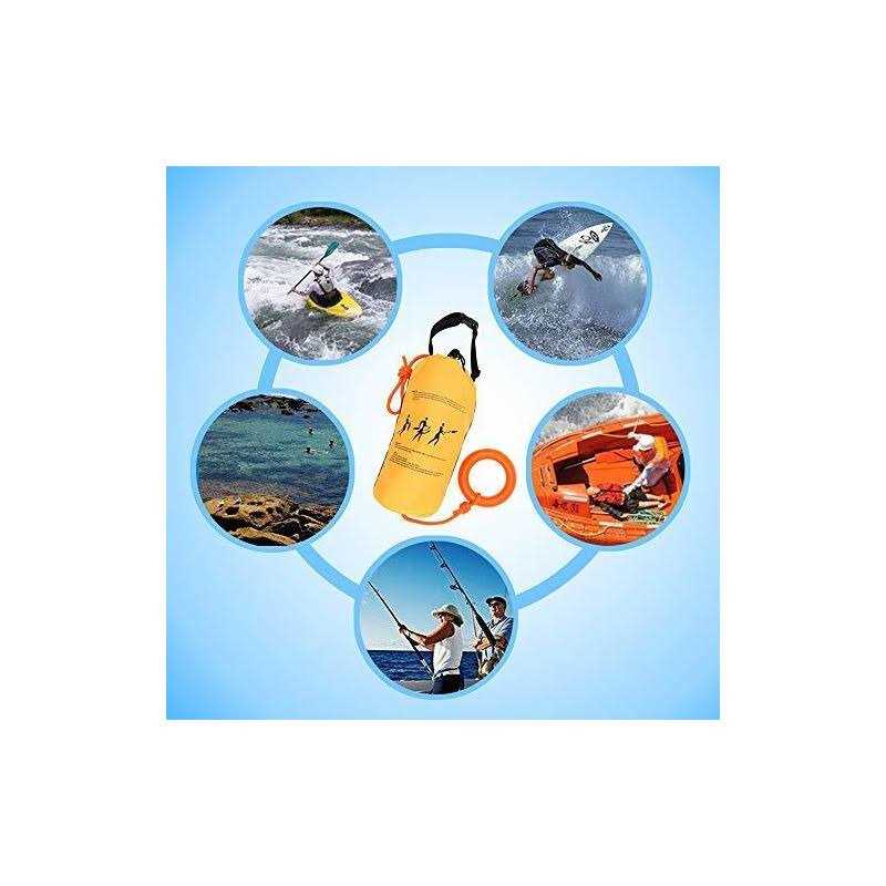 Aystkniet AnKun Water Rescue Throw Bag with 50FT Length of Rope in 3/10In Tensile Strength Rated to 1844lbs - Image 3