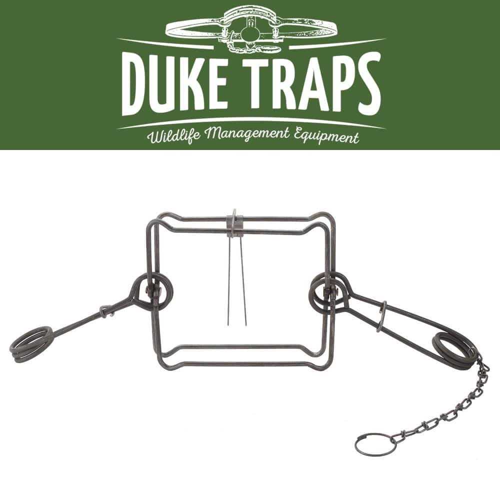 Duke #330 Body Trap Magnum Jaw Steel Silver SKU - Image 2