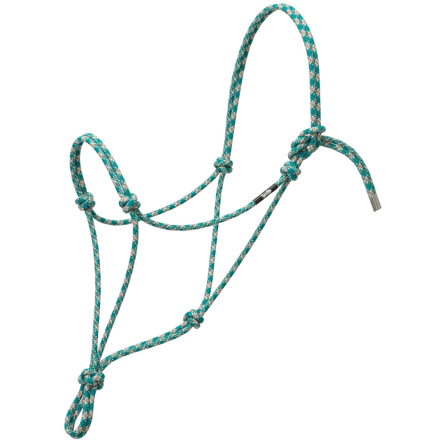 Four Knot Silvertip Rope Halter - Image 3