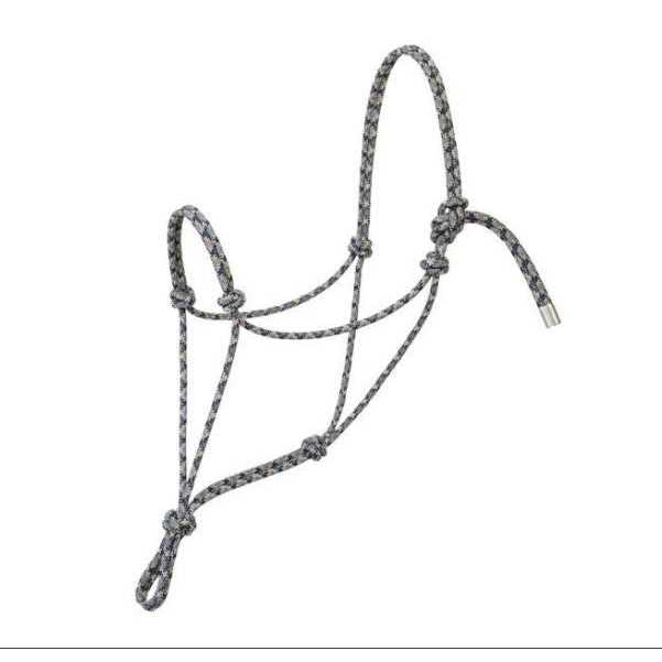 Four Knot Silvertip Rope Halter - Image 4