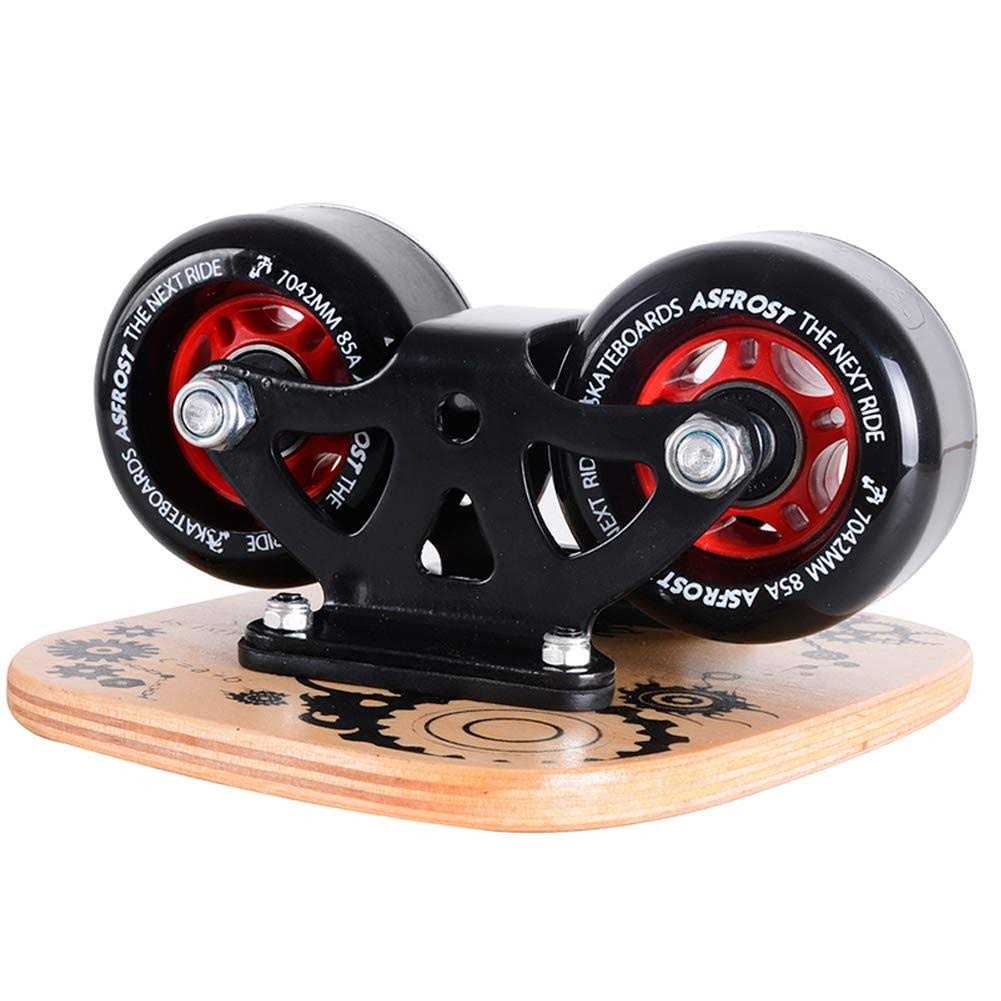 AsFrost Portable Roller Road Drift Skates Plate with Cool Maple Deck Anti-Slip Board Split Skateboard with PU Wheels High-end Bearings - Image 3