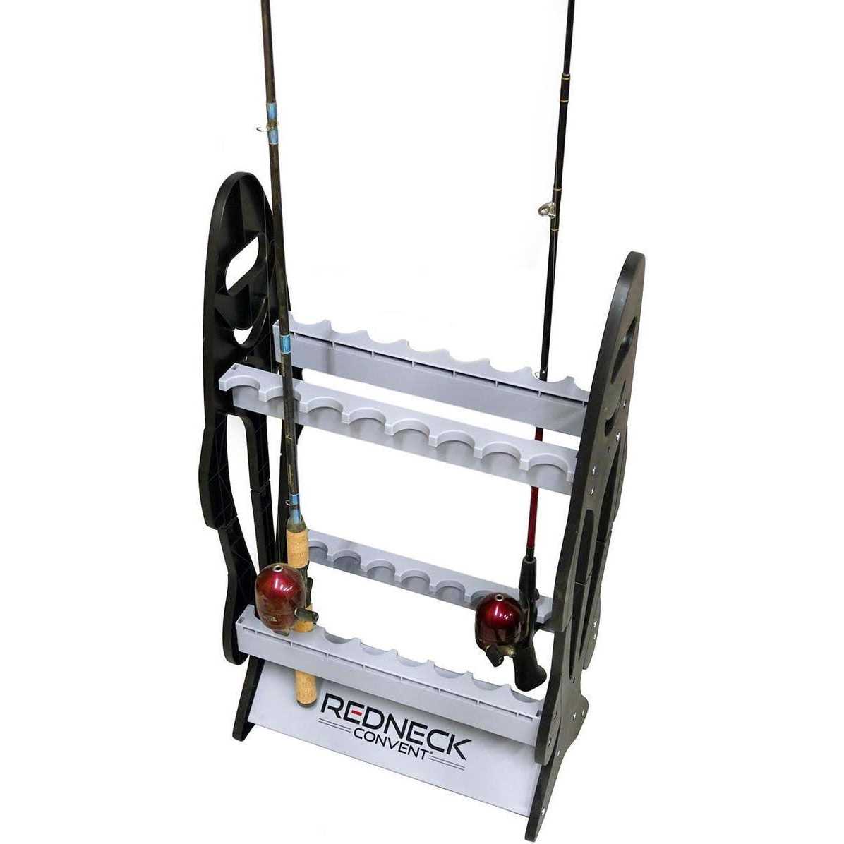 Redneck Convent Fishing Rod Holder Fishing Gear Pole Holder for 16 Rod and Reel Combos - Image 2