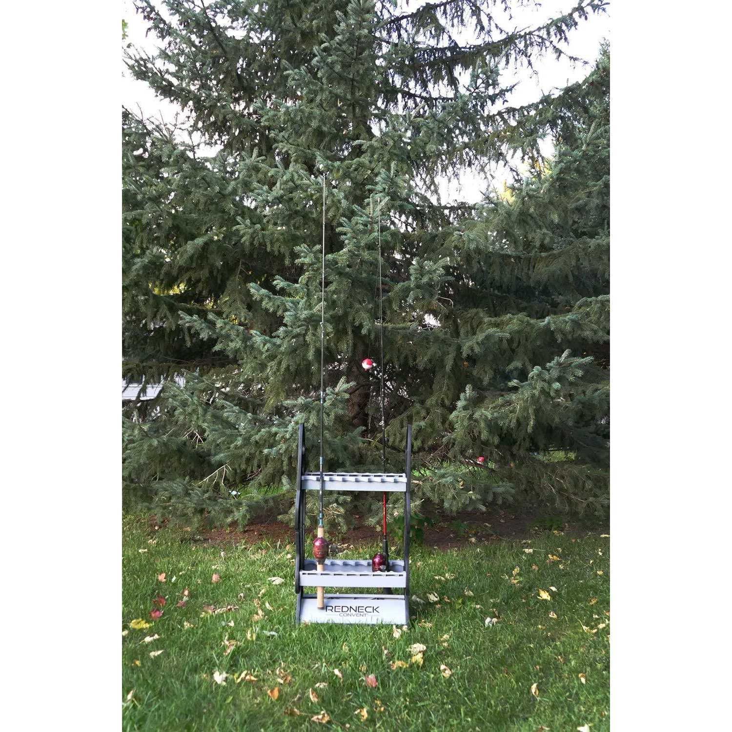 Redneck Convent Fishing Rod Holder Fishing Gear Pole Holder for 16 Rod and Reel Combos - Image 3