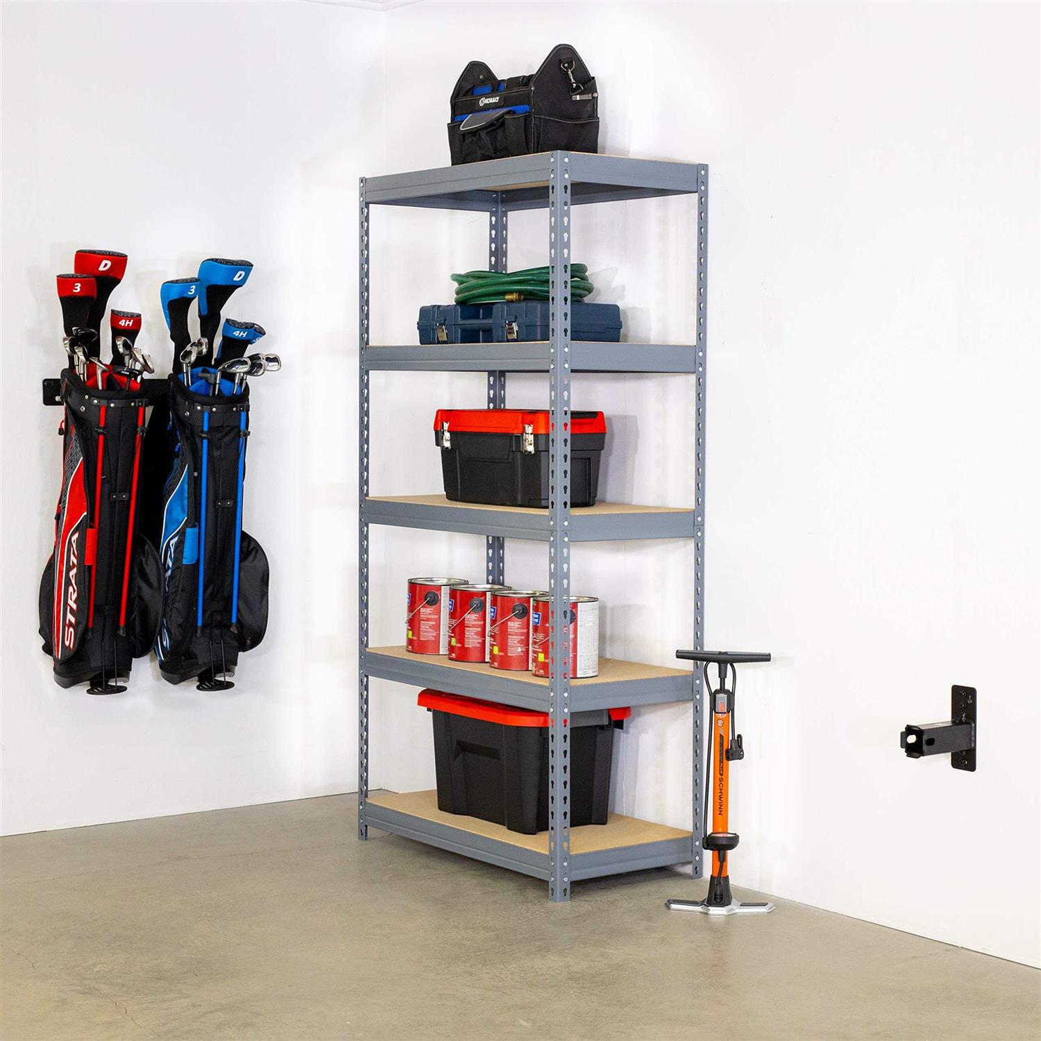 Alternative view of StoreYourBoard Hitch Wall Mount, Bike and Cargo Rack Hanging Garage Organizer