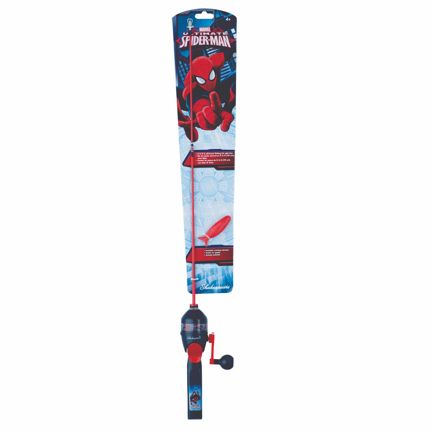 Shakespeare Spiderman Spincast Combo Kit
