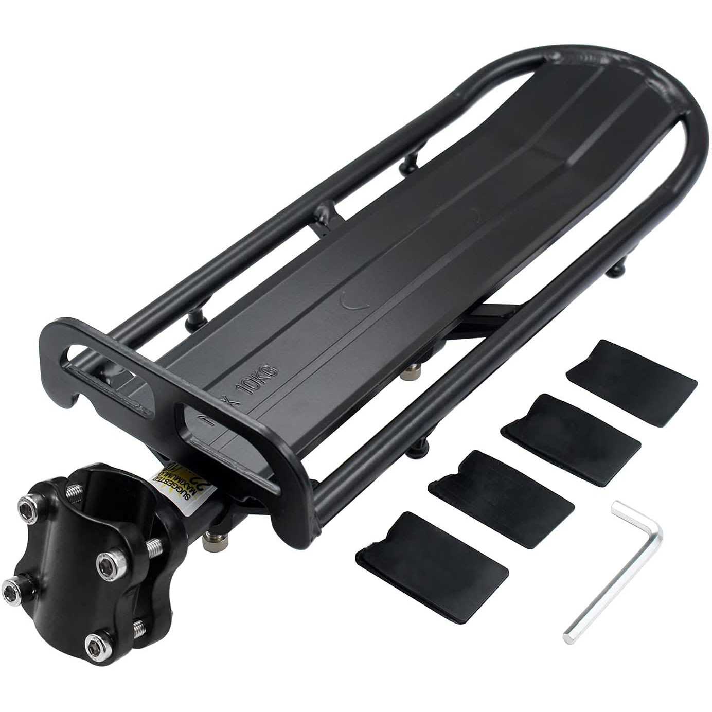 Outtag Bike Rear Rack Retractable Aluminum Alloy Bicycle Cargo Rack Mount