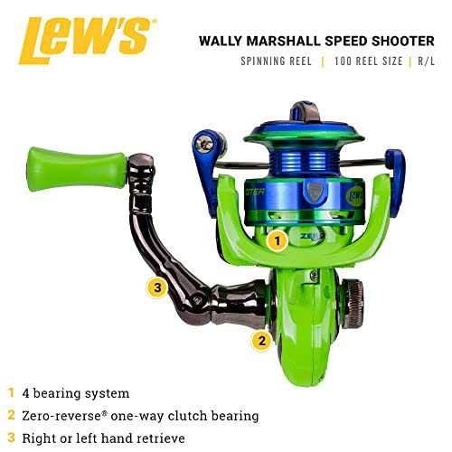 Lew's Wally Marshall Speed Shooter Spinning Reel - Image 3