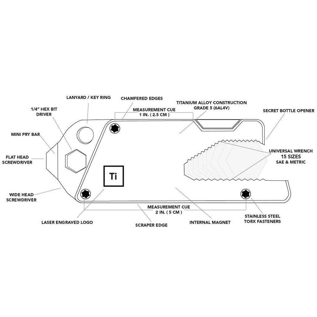 Big Idea Design Titanium Pocket Tool - Image 5