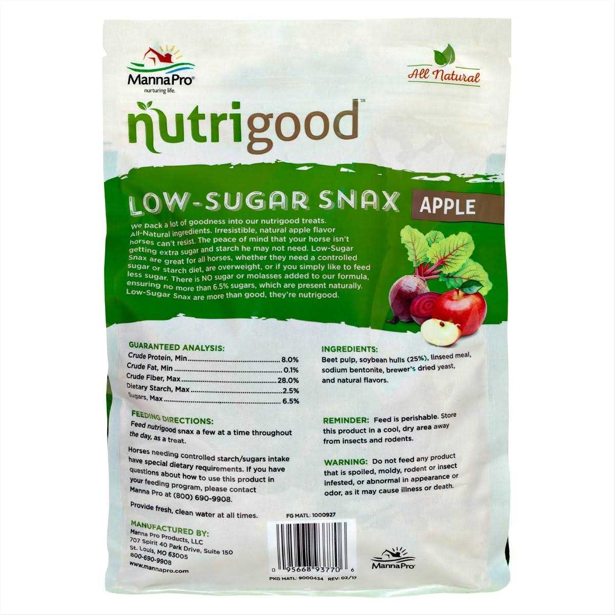 Manna Pro Nutrigood Low Sugar Snax Apple - Image 4