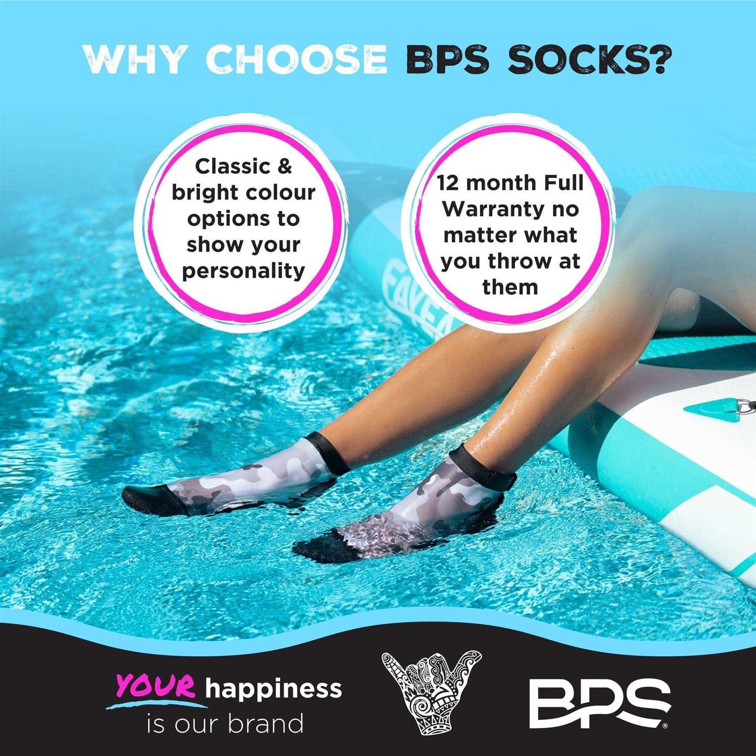 Alternative view of Bps New Zealand 'Second Skin' Soft and Ultra Stretch Water Socks Unisex