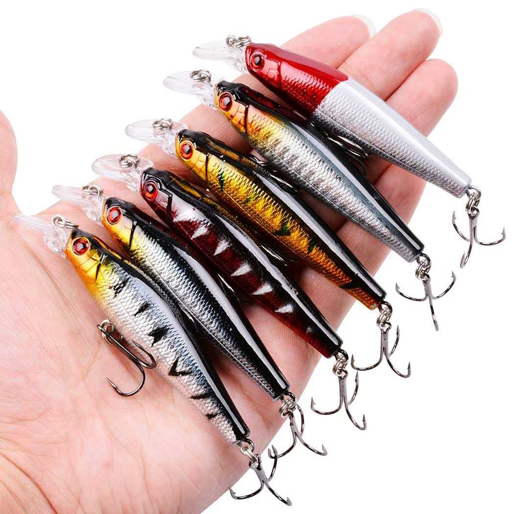 Aorace Bass Fishing Lures Kit Set Hard Baits Minnow Crankbait Vib Swimbait for Bass Pike Fit Saltwater and Freshwater - Image 3