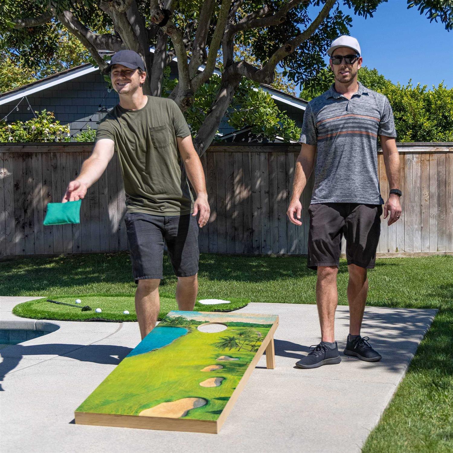 GoSports Premium Wood Cornhole Set - Image 4