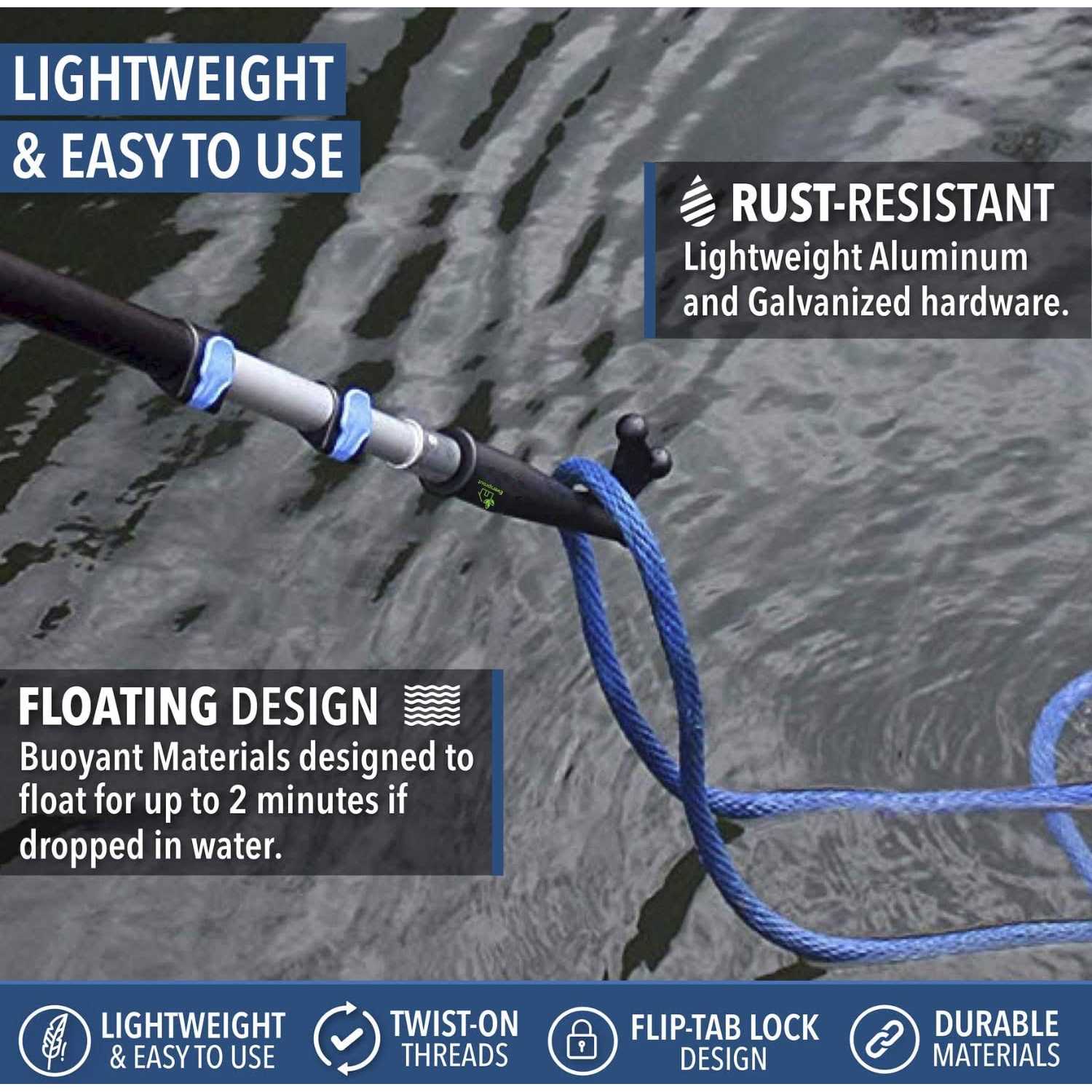 Eversprout Telescoping Boat Hook - Image 2