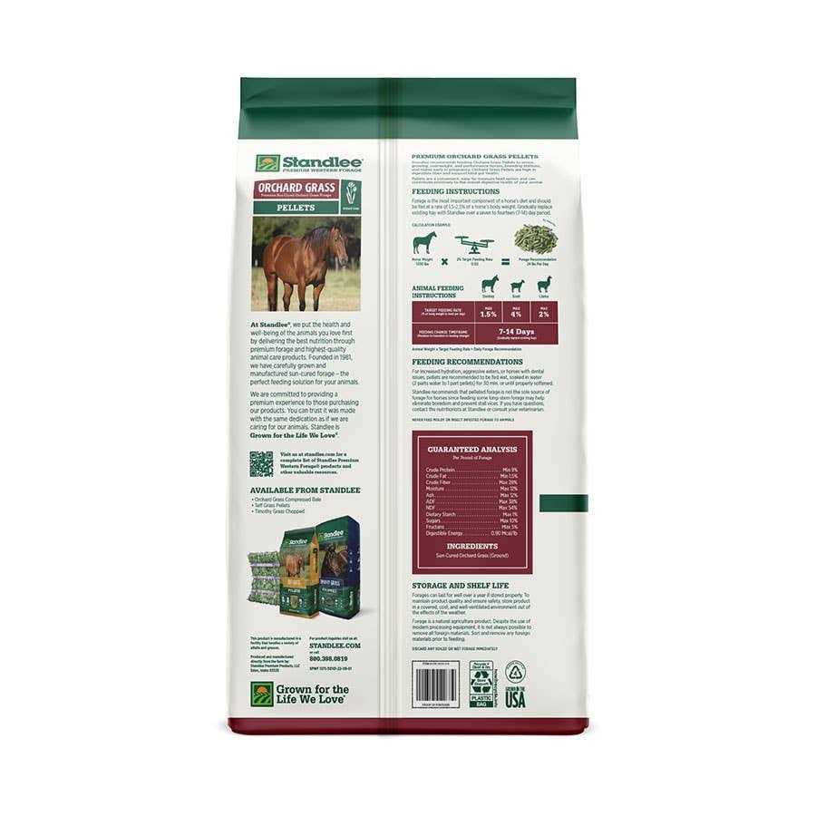 Standlee Premium Western Forage Orchard Grass Pellets - Image 2