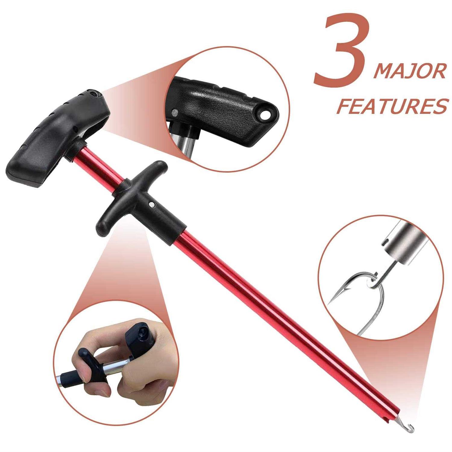 Alternative view of Sugelary Fish Hook Remover, Easy Reach and Portable Aluminum Fish Hook Remover Tool
