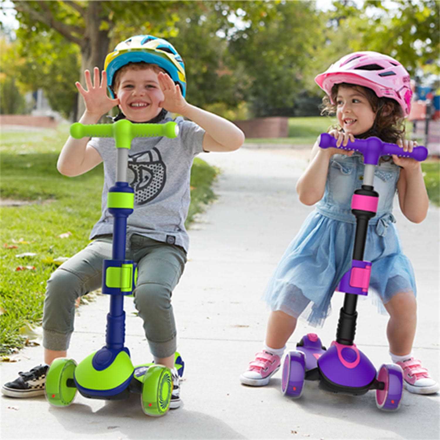 Gotrax KS2 2-in-1 Foldable Kick Scooter with Removable Seat Great for Kids 2-8 Years Unisex - Image 2