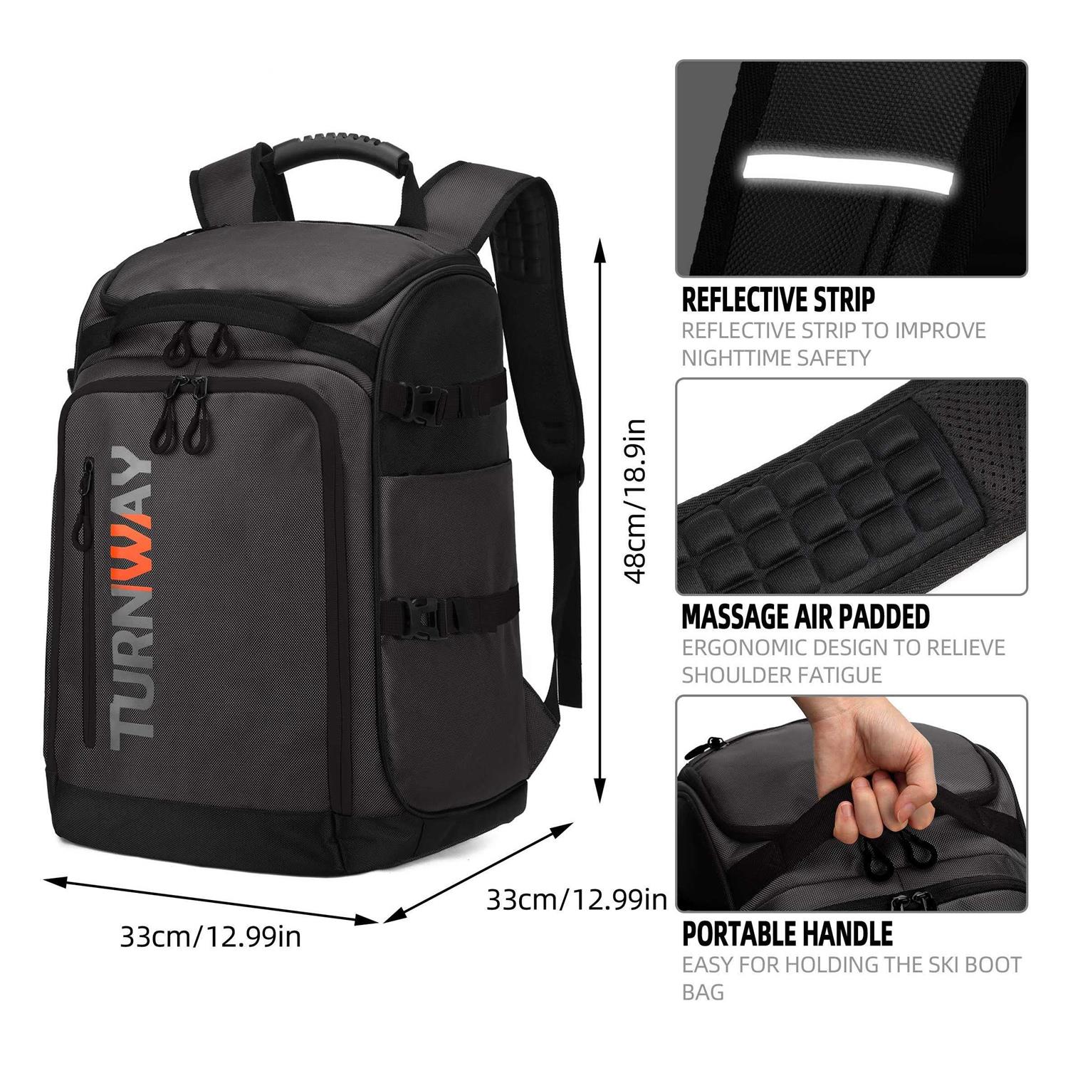 TurnWay Ski/Snowboard Boot Bag/Skating Bag Excellent for Store and Transport Gear - Image 5