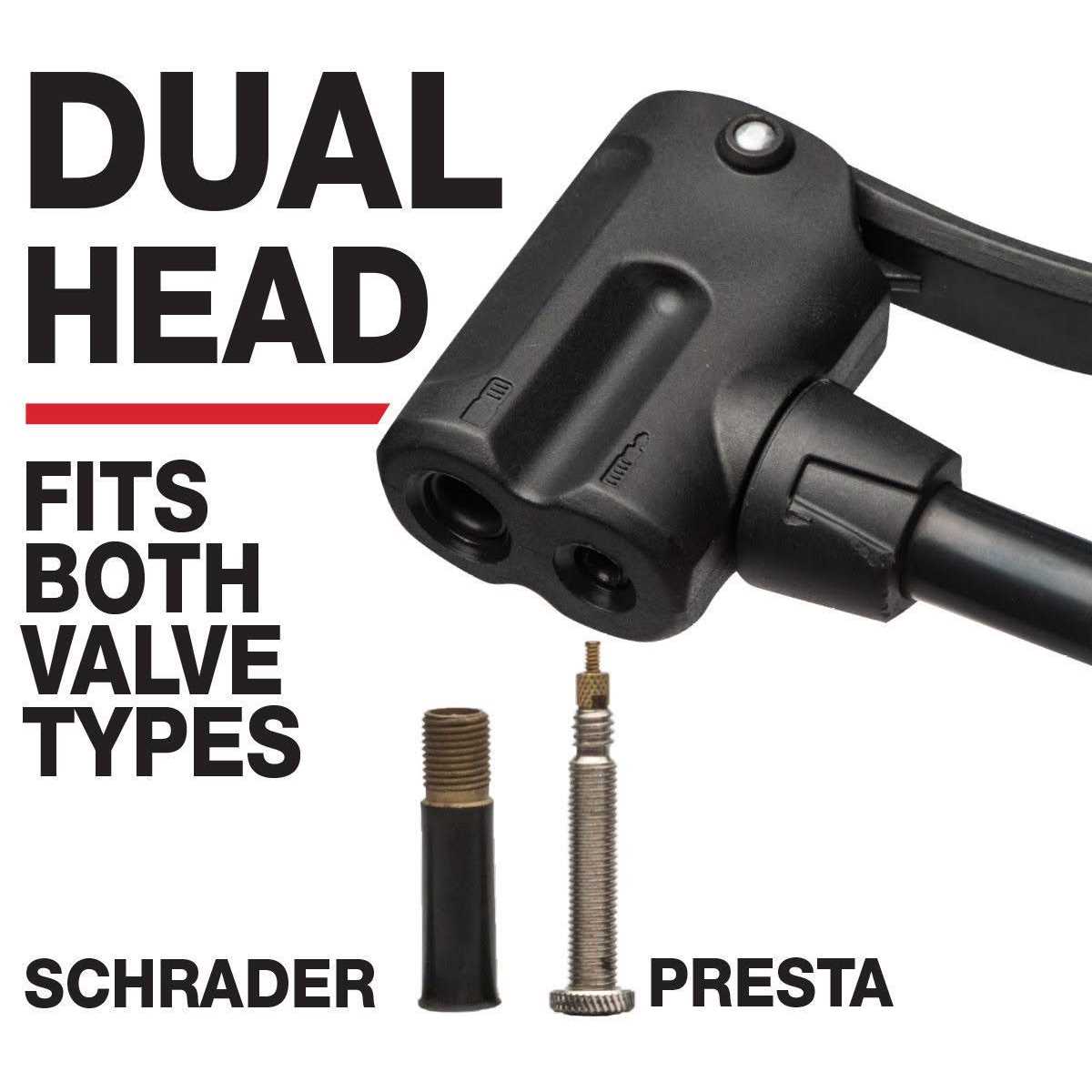 Bell Sports Air Attack 650 High-Volume Bicycle Floor Pump with Gauge - Image 4