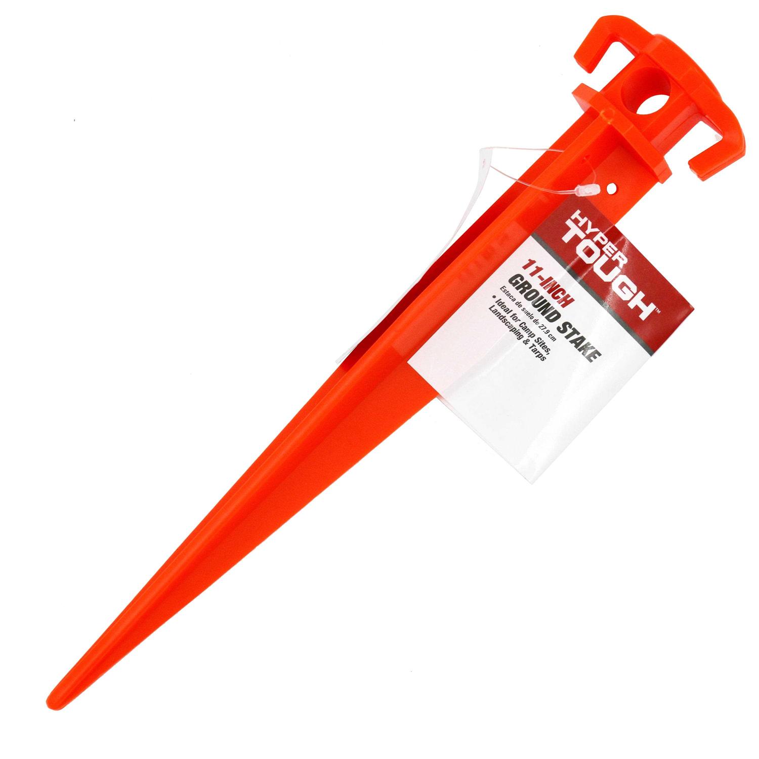 Hyper Tough Orange ABS Plastic Ground Stake