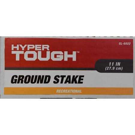 Hyper Tough Orange ABS Plastic Ground Stake - Image 2