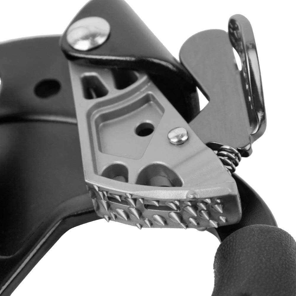 SZCQ SRT Climbing Hand Ascender Aviation Light Alloy Mountaineering Rock Ergonomic Rappelling Gear Equipment Left Handled Ascender Arborist Tree - Image 4