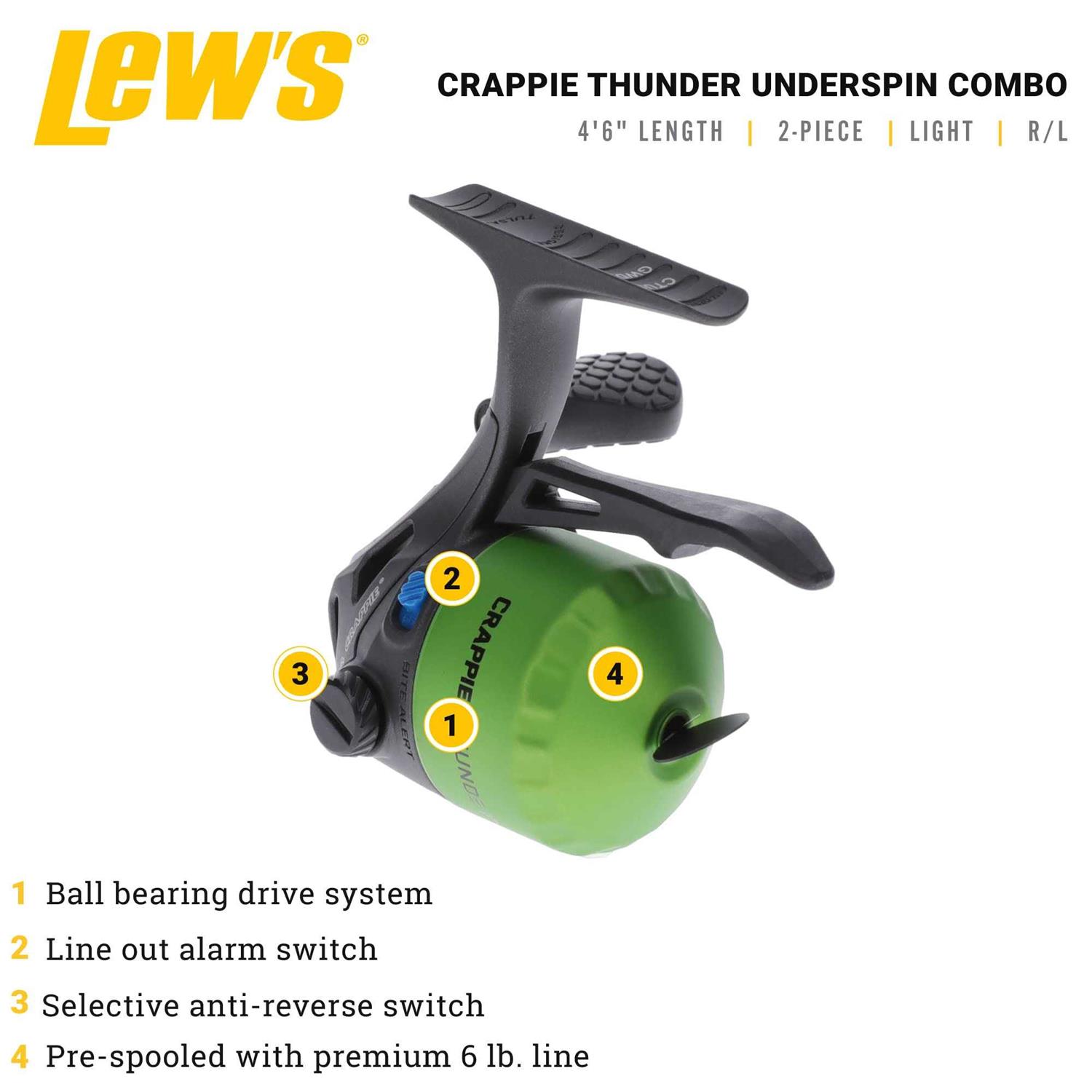 Lew's Crappie Thunder Underspin Combo - Image 2