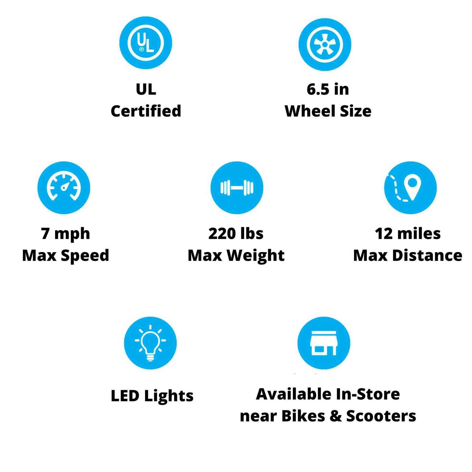 Hover-1 Kart and Ultra Electric Hoverboard w/ 6.5 Wheels and LED Lights Combo - Image 3