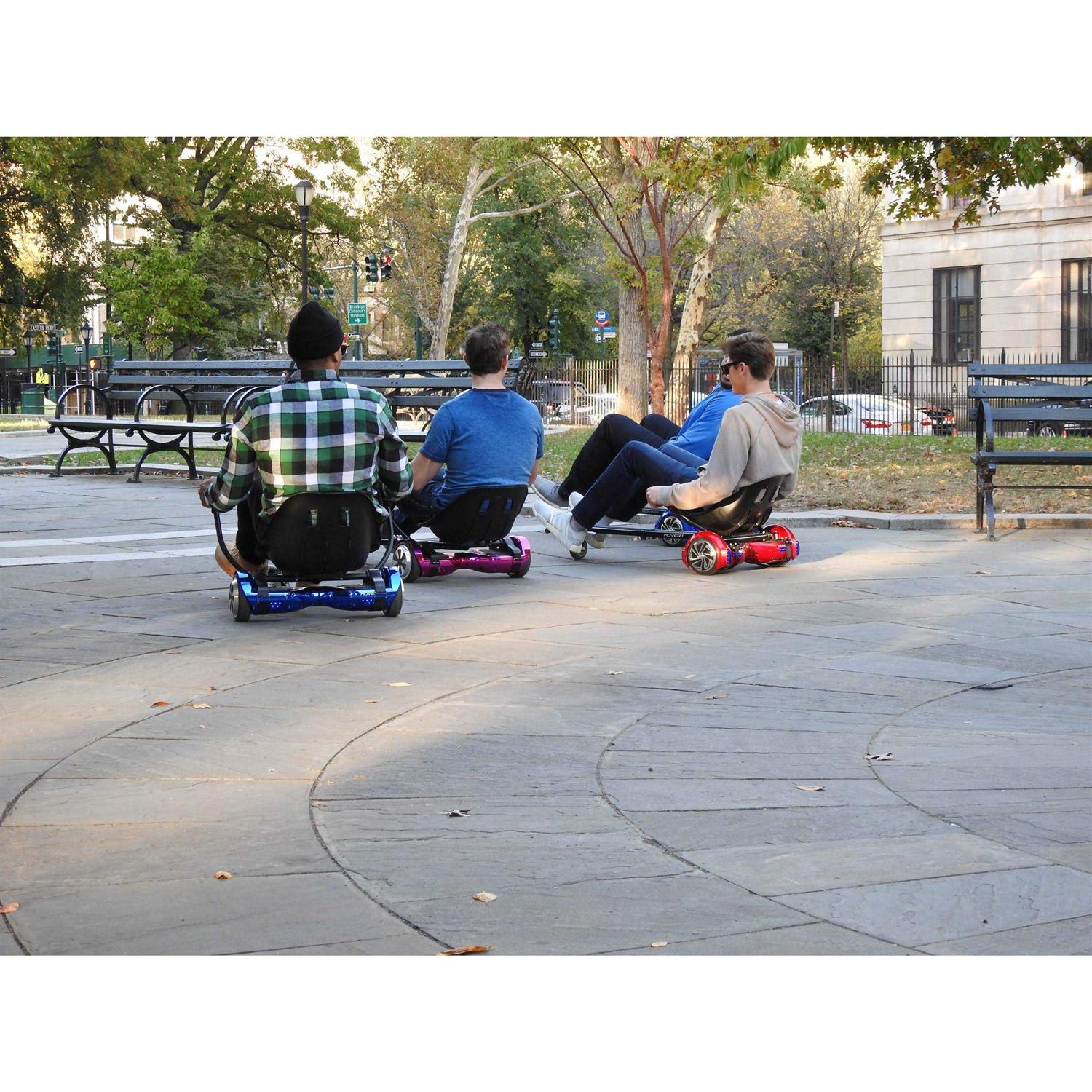 Hover-1 Kart and Ultra Electric Hoverboard w/ 6.5 Wheels and LED Lights Combo - Image 4