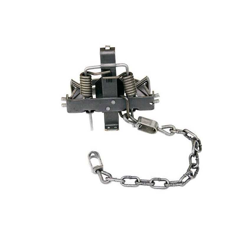 Alternative view of Bridger #1.65 Fox Rubber-Jaw Coil-Spring Trap