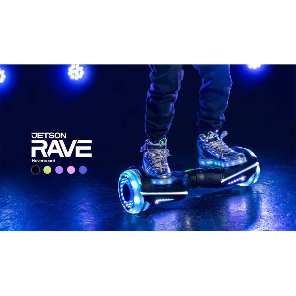 Jetson Rave Extreme-Terrain Hoverboard with Cosmic Light-Up Wheels - Image 2