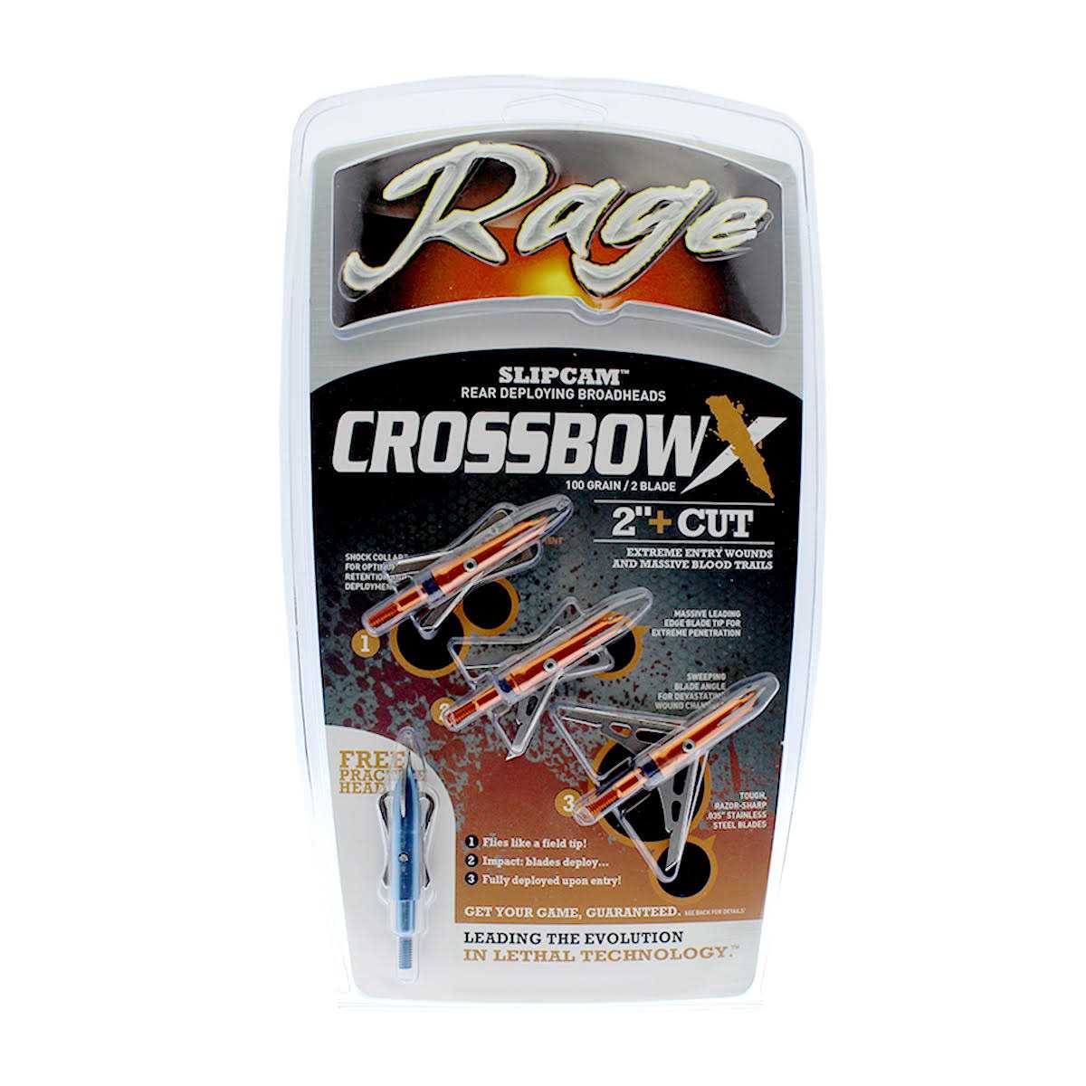 Rage Crossbow X 2-Blade Broadhead - Image 3