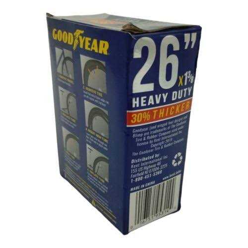 Goodyear Tires 26 in. x 1 3/8 Heavy Duty Bike Tube - Image 4