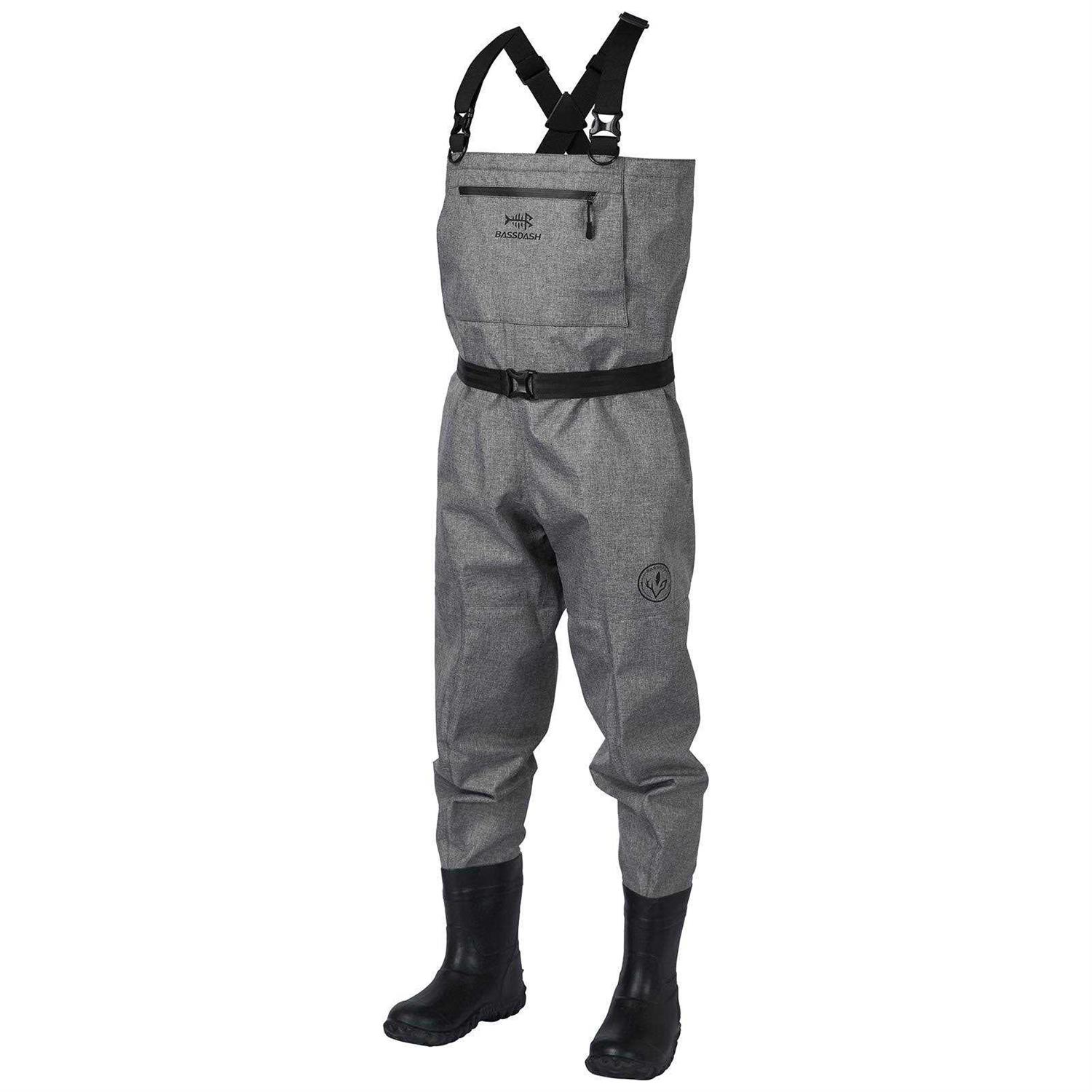 Breathable Waders with Boots Bassdash Fishing