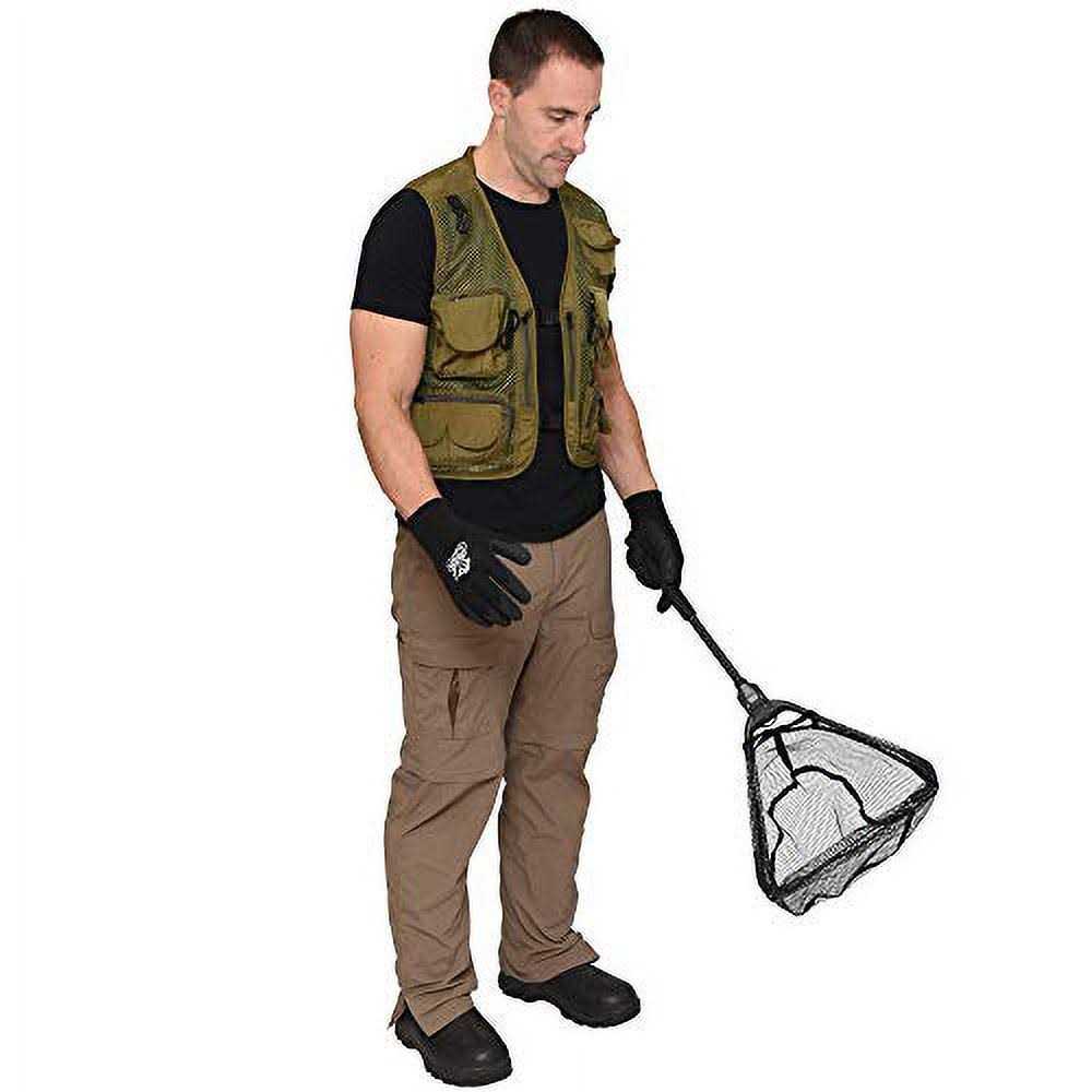 Big Worm Fishing Fish Handling/Cleaning Gloves Textured Grip Palm Soft Lining Fillet Gloves - Image 3