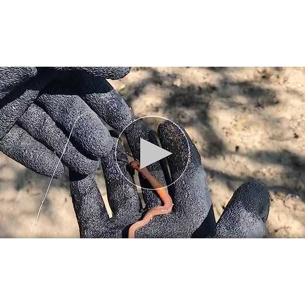 Big Worm Fishing Fish Handling/Cleaning Gloves Textured Grip Palm Soft Lining Fillet Gloves - Image 5