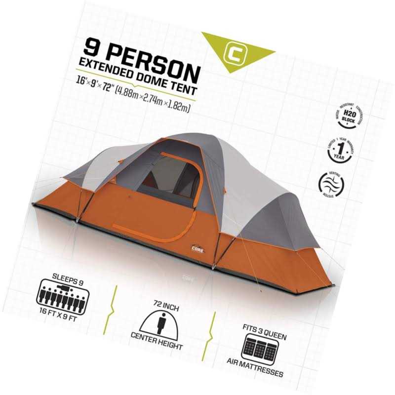 Core Person Extended Dome Tent - Image 4