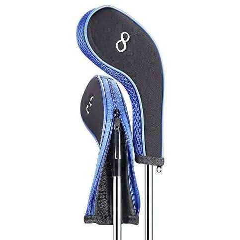 Alternative view of Sword &Shield sports Neoprene Zipper Golf Club Iron Head Covers Iron Covers 10pcs/Set